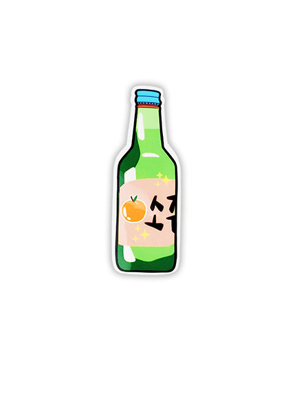 Soju Bottle Sticker