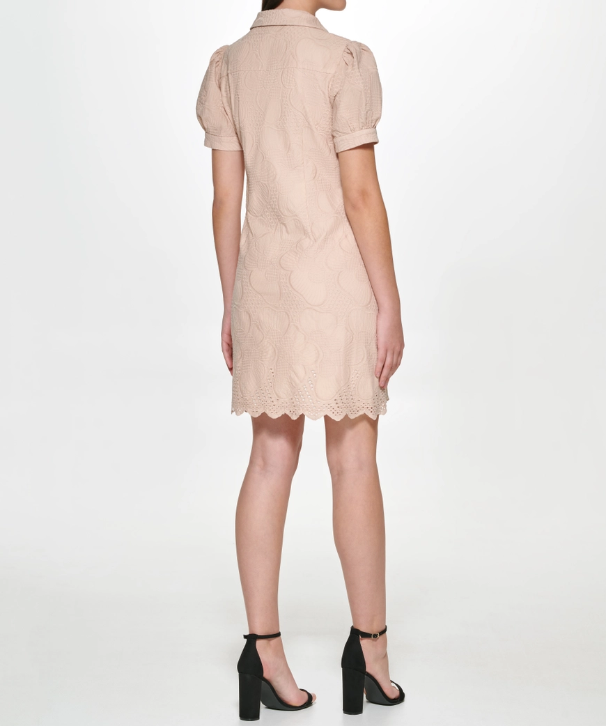 Embroidered Cotton Camper Dress